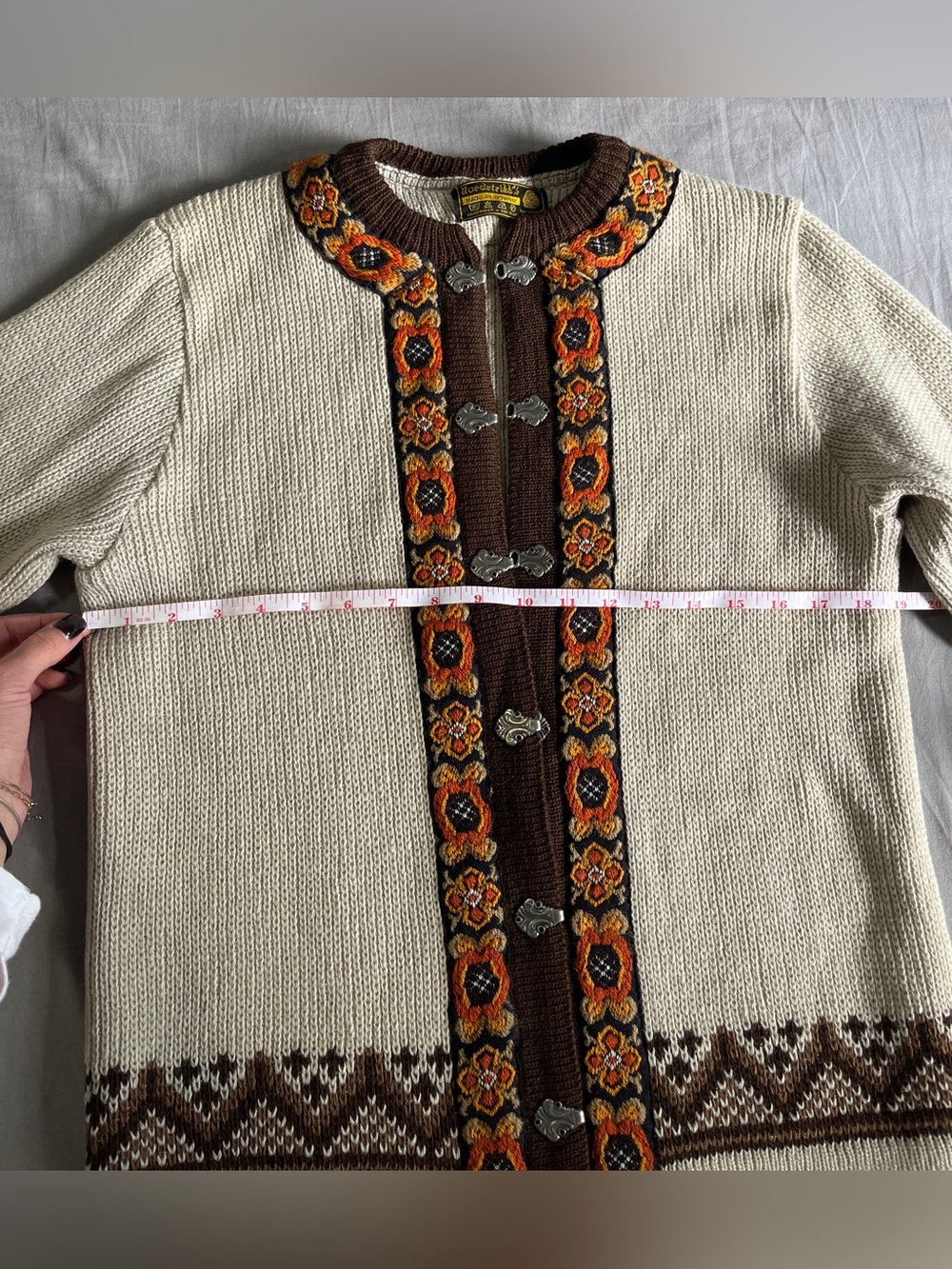 Nordstrikk Norwegian 100% Wool Cardigan – Made in Norway | Size S/M - Picture 14 of 16
